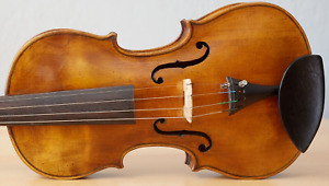 Old Vintage Violin 4 4 Geige Viola Cello Fiddle Label Jacobus Stainer Nr 1681