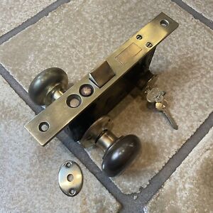 Complete Corbin 1348 1 2 Push Button Entry Mortise Lock Wcylinder Key