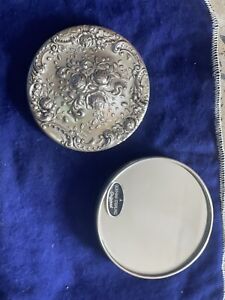 Mcm Vintage 325 Gorham Sterling Silver 925 Purse Mirrors Vanity Compact 2ct
