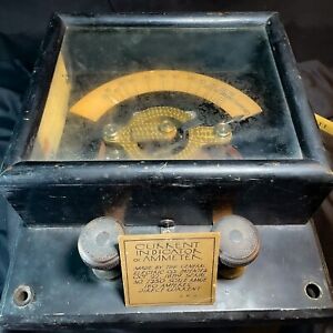  Super Rare General Electric Co Thomson Houston System Ammeter Ca 1889 