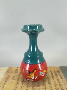 Chinese Porcelain Song Dynasty Ding Kiln Green Glaze Yuhuchun Vase 10 43 Inch