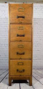 Wagemaker Antique Oak File Cabinet