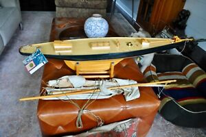 Columbia 1901 America S Cup J Class Yacht Model 37 Wooden Sailboat Built Boat