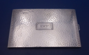 Vintage Sterling Silver Pocket Business Card Holder By Whsco
