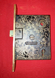 Antique Corbin H227 Mortise Type Door Latch Lock Reversible 19th Century