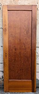 30 X78 Antique Vintage Salvaged Solid Wood Wooden Interior Door Single Panel