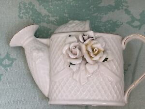 Lovely Vintage Ceramic Watering Can Decor