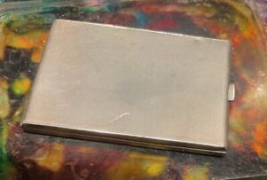 Vtg Jc Vickery London 5 Ounces Of Solid Sterling Silver Cigarette Case Wallet