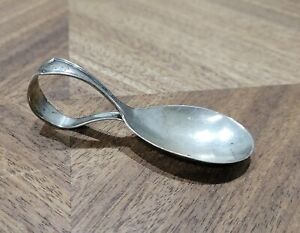 Antique Webster Sterling Silver Curved Handle Baby Spoon