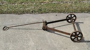 Antique Industrial Warehouse Mill Factory Jit Nutting Cart Heavy Steampunk