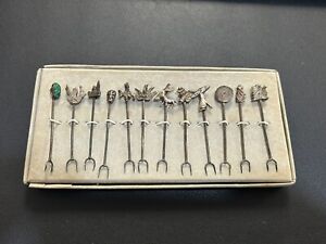 Mcm Sterling Silver Hors D Oeuvre Forks Lot Of 12 39 Grams