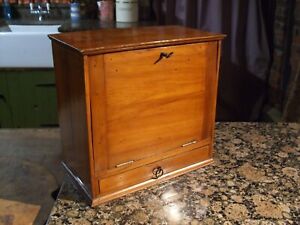 Vintage Stationary Box With Draw And Key