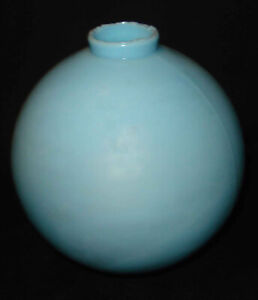 Antique Robin Egg Blue Milk Glass 5 Lightning Rod Ball Globe Barn House Decor