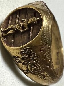 I Ai Kai Ring Phra Lp Rare Old Thai Buddha Amulet Pendant Magic Ancient Idol 10