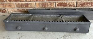 Antique Window Flower Boxes 1930 S House Architectural Salvage Galvanized Metal