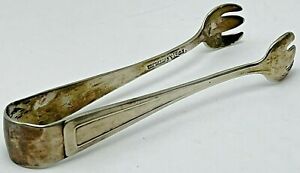 Vintage Sterling Silver Sugar Cube Tongs Claw