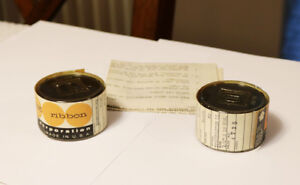 5 Pack Of Underwood Duo Pak Typewriter Ribbons New Old Stock