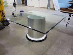 Vintage Chic Saporiti Aluminum Lacquer Dining Table