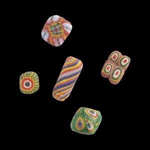 Colorful Glass Bead Lot Craft Beads Diy Jewelry Making Supplies Ancient Glass