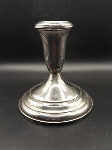Vintage Towle Sterling Silver Weighted Candlestick 4 