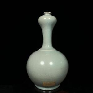 Old Chinese Ru Yao Ru Kiln Vase W Ear N66