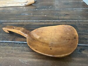 Old Vintage Primitive Wood Wooden Spoon Ladle