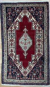 Sensational Senneh 1940s Antique Tribal Rug Oriental Carpet 2 1 X 3 8 Ft 