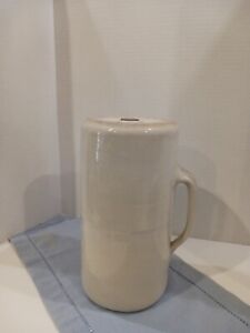 Antique 12 Stoneware Crock Foot Warmer With Handle