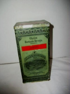 Antique Parke Davis Pharmacy Apothecary Box Tin Comfrey Herb Botanic Graphics