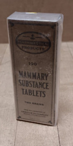 Vintage Apothecary Box Armour Company Mammary Substance Tablets