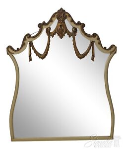 F59634ec Vintage 1930s Painted Finish Over Mantle Mirror