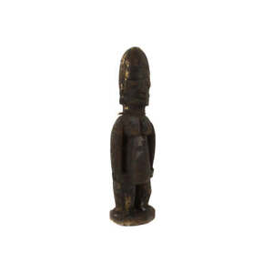 Ibeji Female Miniature Wood Figure Nigeria 9 Inch