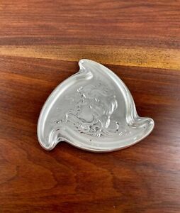 Figural Unger Bros Art Nouveau Sterling Silver Dish Woman W Flowing Hair