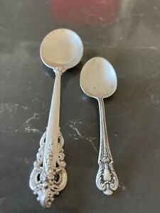 Antique Wallace Sterling Silver Two Spoons 60 Gr