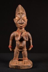 19952 An Authentic African Ibeji Female Statue Nigeria