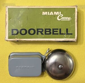 Vintage 1950s 60s Miami Carey 2 1 2 Door Chime Door Bell Model M 60 New In Box