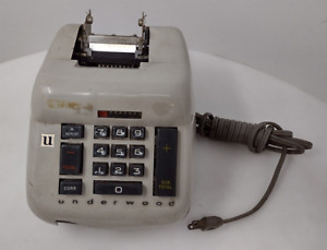 Vintage Underwood Olivetti Add Mate Calculator 1959 Adding Machine Typing