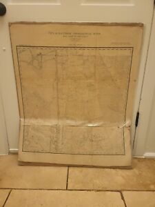 Map City Of Baltimore Topographical Survey Ht Douglas 1896 Northern City