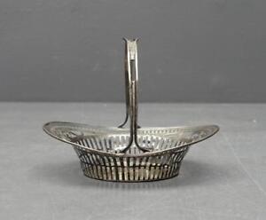 Watson Sterling Silver Small 5 Pierced Basket W Handle 7069 Monogram 45g