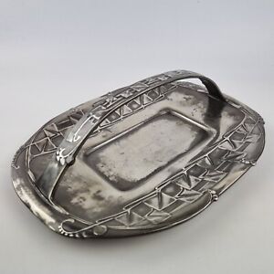 Antique Arts Crafts Tudric Pewter Cake Tray Archibald Knox For Liberty Co 
