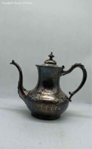 Vintage F B Rogers Silver Co Silver Plated Collectible Hollowware Teapot