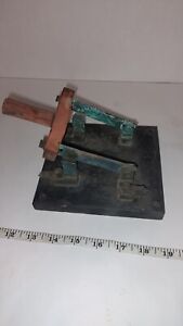 Antique Knife Switch Patina Frankenstein Steampunk Electric Chair