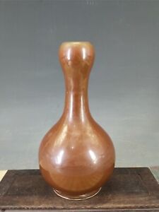 Chinese Porcelain Song Dynasty Ziding Kiln Garlic Head Vase 9 25 Inch