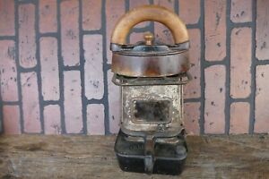 Antique Primitive Rare 110 Butler Johnson Sad Iron Kerosene Heater Stove Working