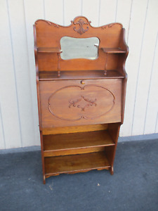 63943 Antique Victorian Oak Larkin Slantfront Desk