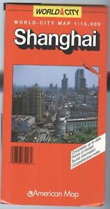 American Map Co World City Shanghi China 1998 1 15 000 