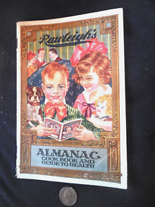 1919 Raweigh S Almanac Cook Book And Guide To Health Freeport Ill 64 Pages