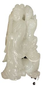 Chinese Carved Jade Figures 