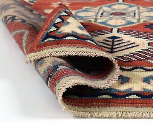 Vintage Turkish Boho Bohemien Moroccan Tribal Southwestern Runner 3x5 Rug Carpet