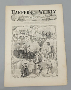 1861 Harper S Weekly February 16 Newspaper Paris Fashions Great Exposition 